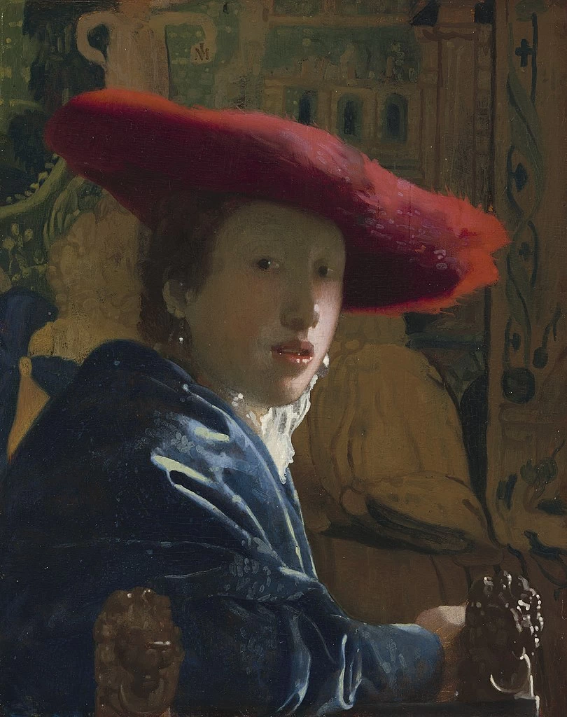 Ragazza con il cappello rosso - National Gallery of Art, Washington DC